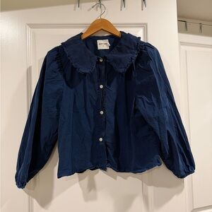 Rudy Jude Pony Blouse in Indigo
